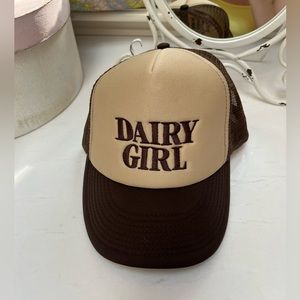 Trucker hat “Dairy Boy” Paige lorenze